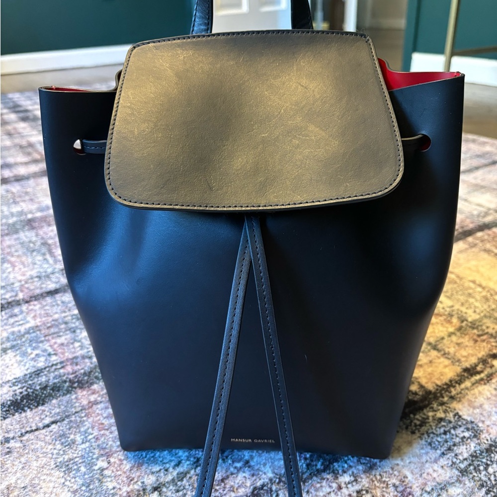 Black Mansur Gavriel Mini Backpack